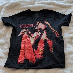 Taylor Swift Black and Red Eras Tour T-Shirt